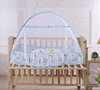 Free installation Crib mosquito net fold Bottom encryption Mosquito cloth children baby Yurt Support mosquito net