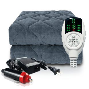 车载电热毯双人12V车家两用24伏房车可水洗低压直流单人电褥子