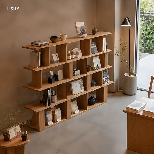 USUY新中式木质展示柜定制
