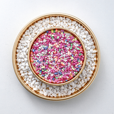 多肉花盆造景七彩色装饰铺面砂石