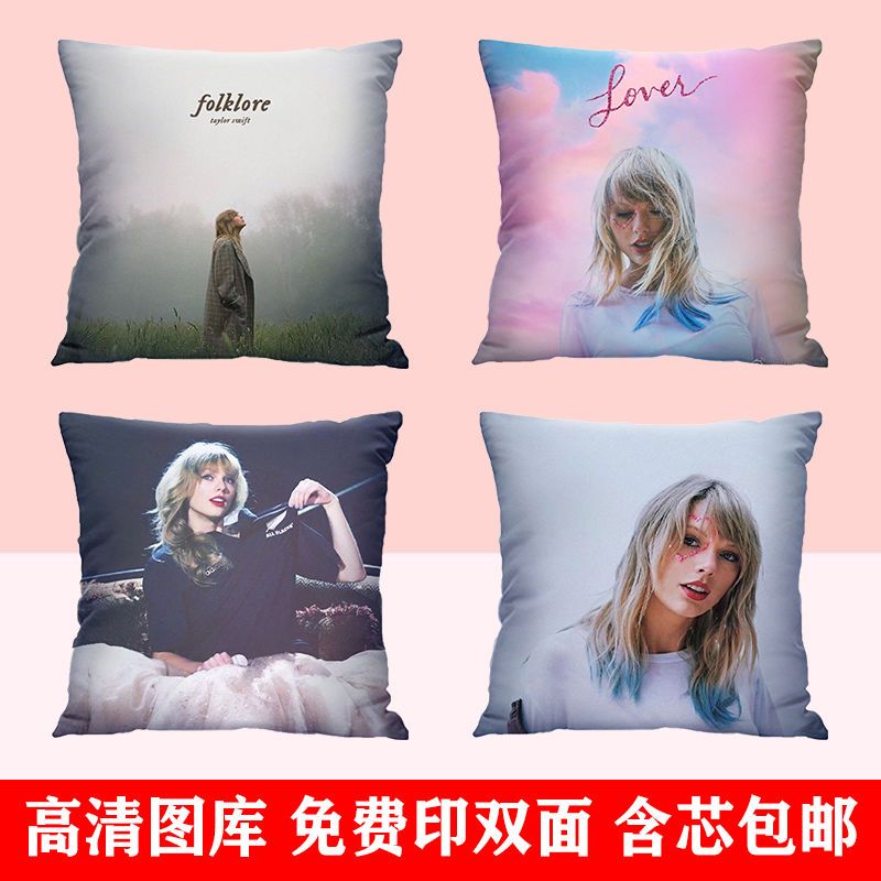 霉霉泰勒斯威夫特周边抱枕定制明星taylor swift照片真人创意礼物图片