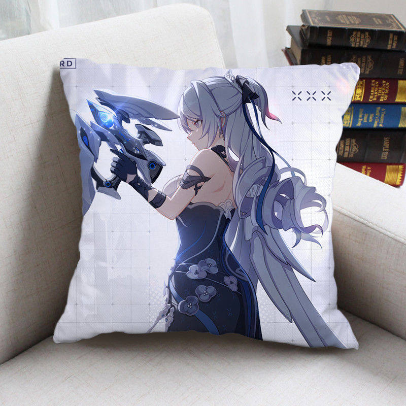 崩坏3次生银翼布洛妮娅板鸭三同人周边抱枕坐靠垫沙发头毛绒公仔