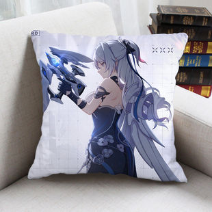 崩坏3次生银翼布洛妮娅板鸭三同人周边抱枕坐靠垫沙发头毛绒公仔