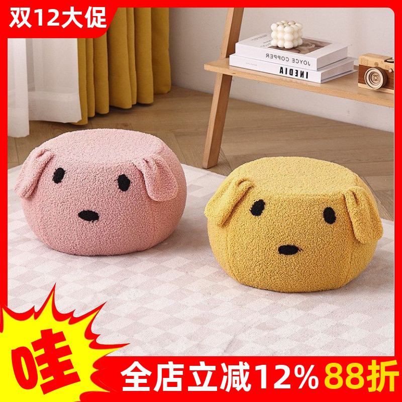 实木门口家用高级感客厅小矮凳