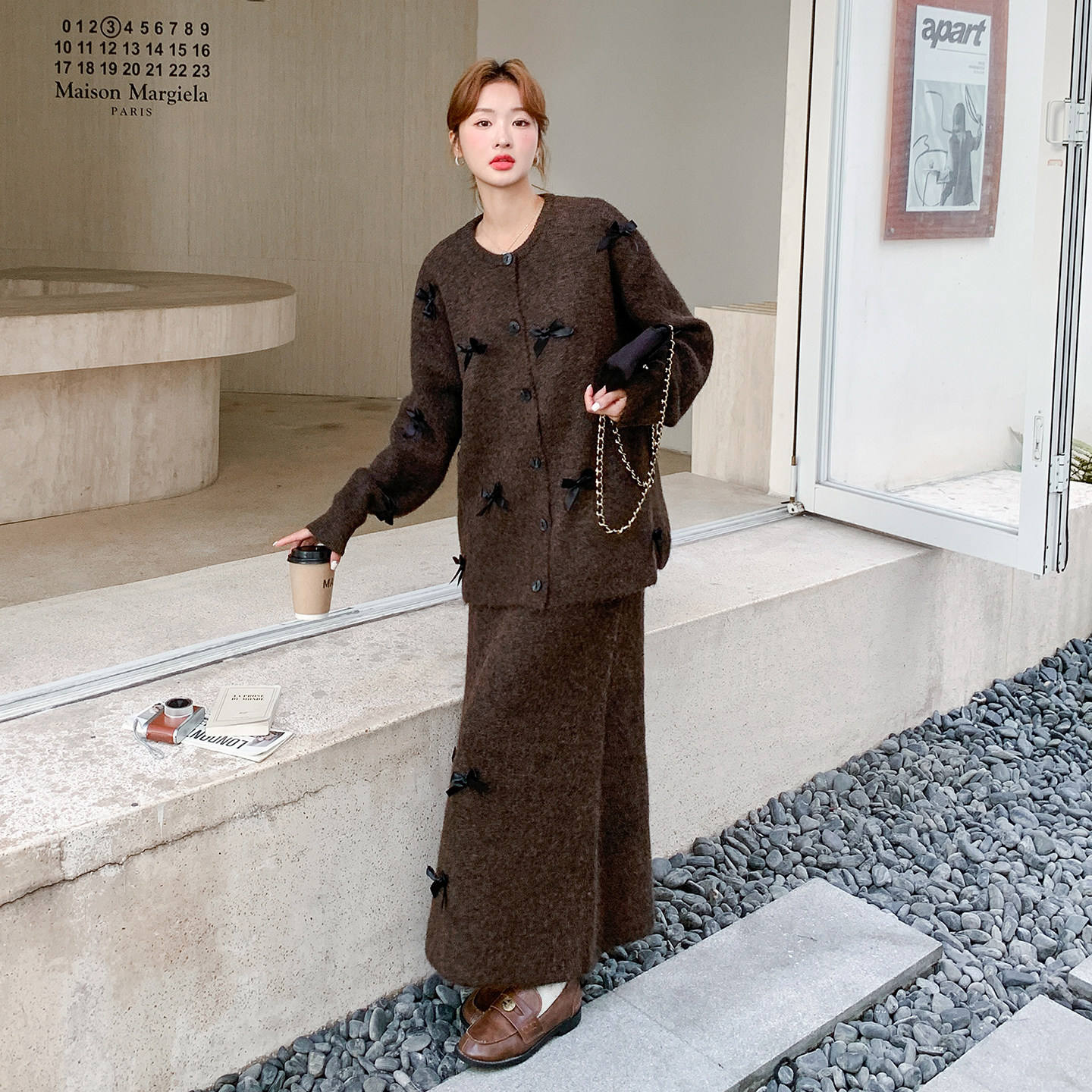 ，）时尚针织套装2D120-TZ110-P165-K248,女装套装/套裙,2D120