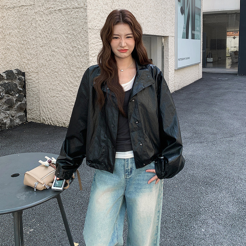 ，新款，短裤皮衣外套2D120-F572-P155-K228(送包包,女装短外套,2D120
