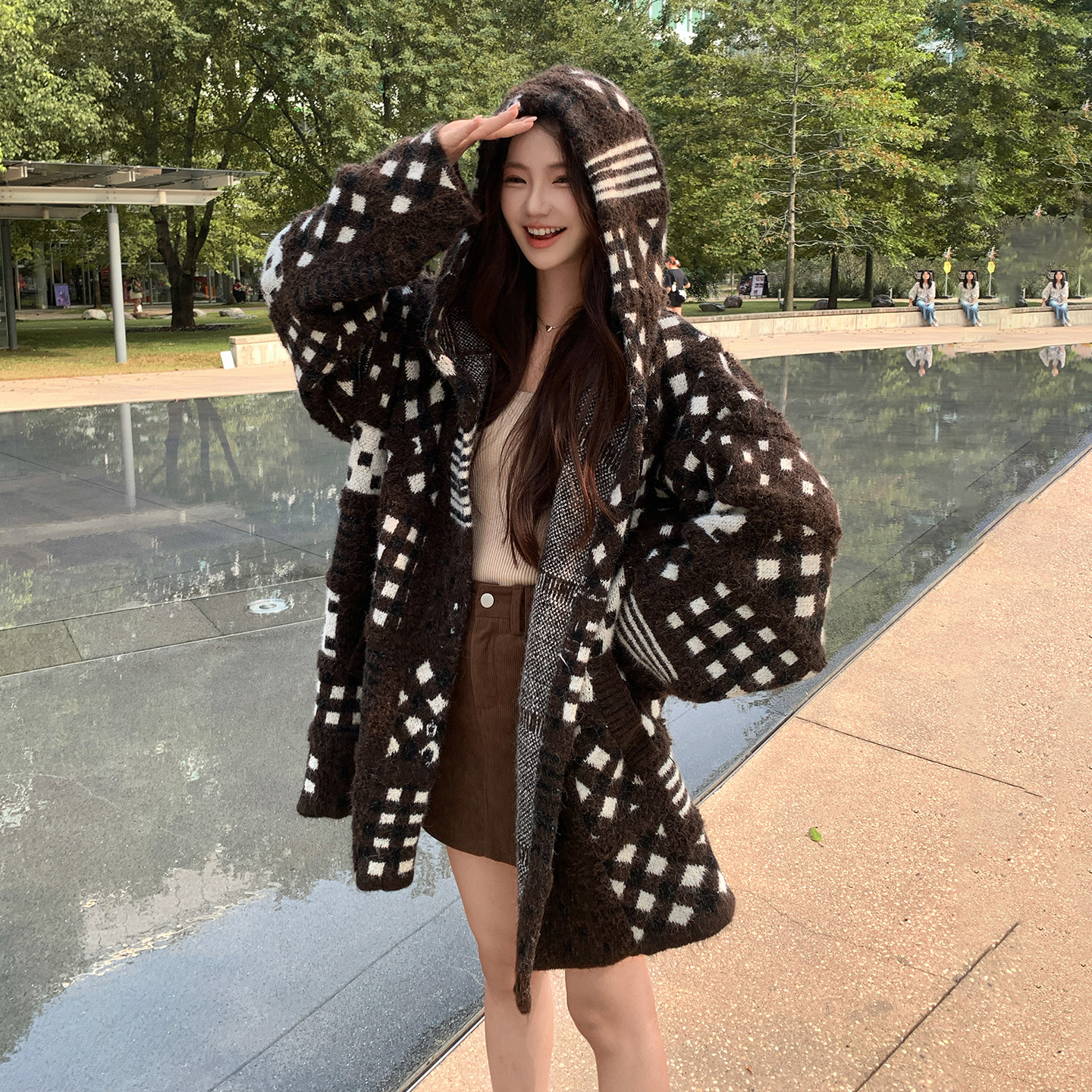 新款，大货）加厚宽松毛织外套：2D120-F586-P185-K258,女装毛呢外套,2D120