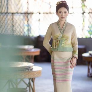 沙芭利 西双版纳傣族服装 清爽百搭亲子套装 东南亚风格服饰