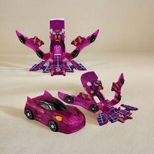 银丝奇蛛魔幻对决车神银丝奇蛛灵空战神儿童变形机器人男孩之萌卡