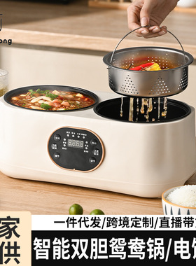 双胆智能多功能鸳鸯电火锅
