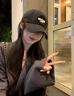 2026年韩代款东大门ins字母刺绣棒球帽女潮牌纯棉