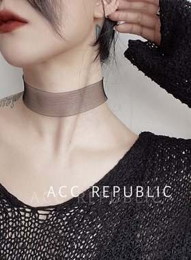 短款脖装饰项链简约柔软颈带