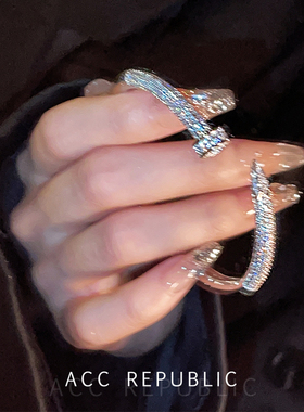 手镯钉子手镯铜欧美女