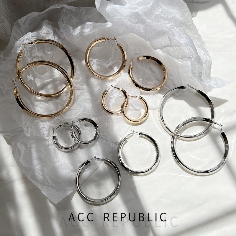 个性大圆圈圈耳环女欧美夸张