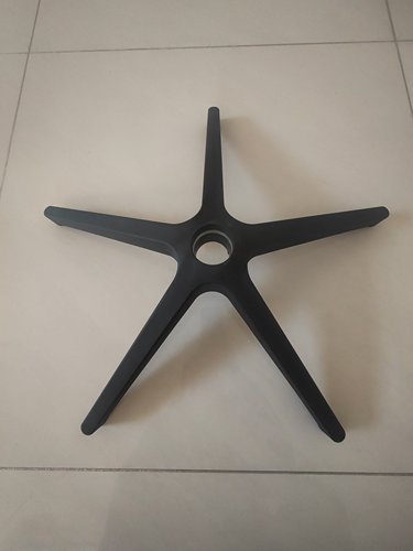 黑色转椅子脚轮  椅脚 尼龙脚五星脚 电脑椅脚办公配件底座支架