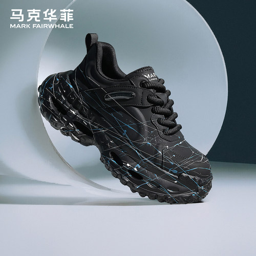 马克华菲轮胎鞋男款厚底老爹鞋