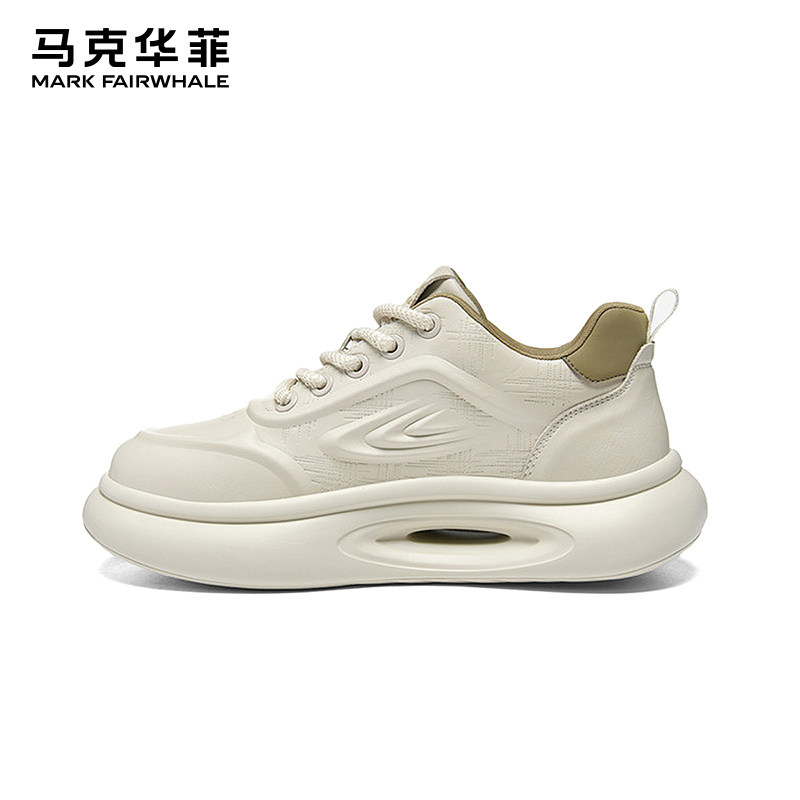 马克华菲男鞋小白鞋男高级感板鞋男款2026新款男士休闲鞋厚底鞋子,流行男鞋,休闲板鞋,淘宝优惠券,粉丝福利购,淘宝优惠卷