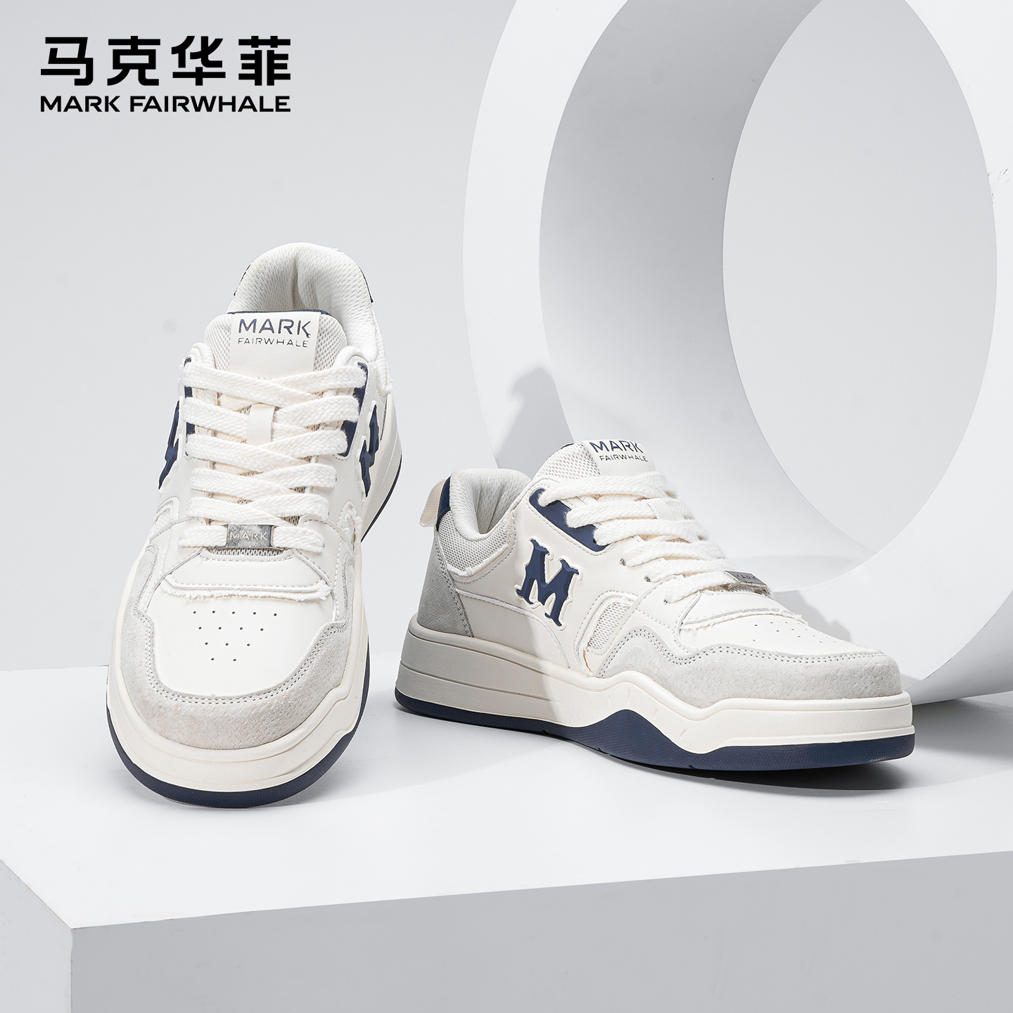 马克华菲男鞋2025新款男士板鞋