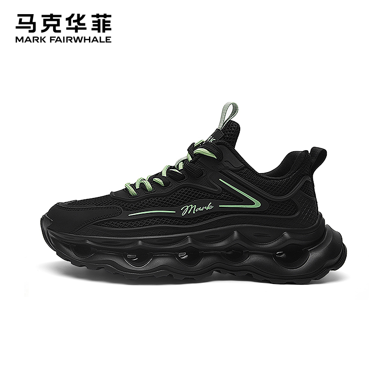 马克华菲运动休闲鞋潮流透气网面