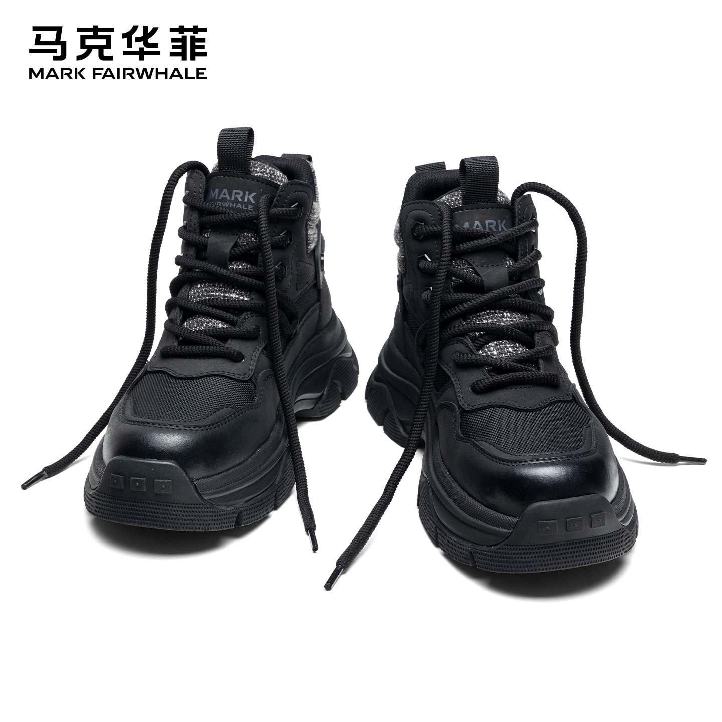 马克华菲马丁靴秋季工装户外靴子