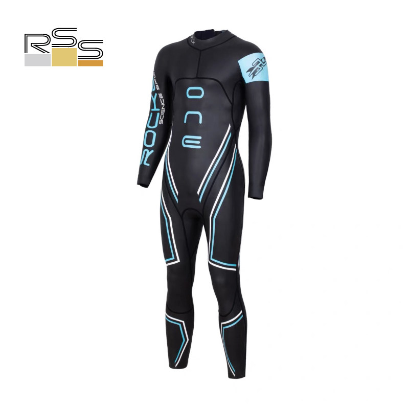 RSS火箭科技 2024款ONE 户外公开水域 专业长袖防寒胶衣 男 黑色