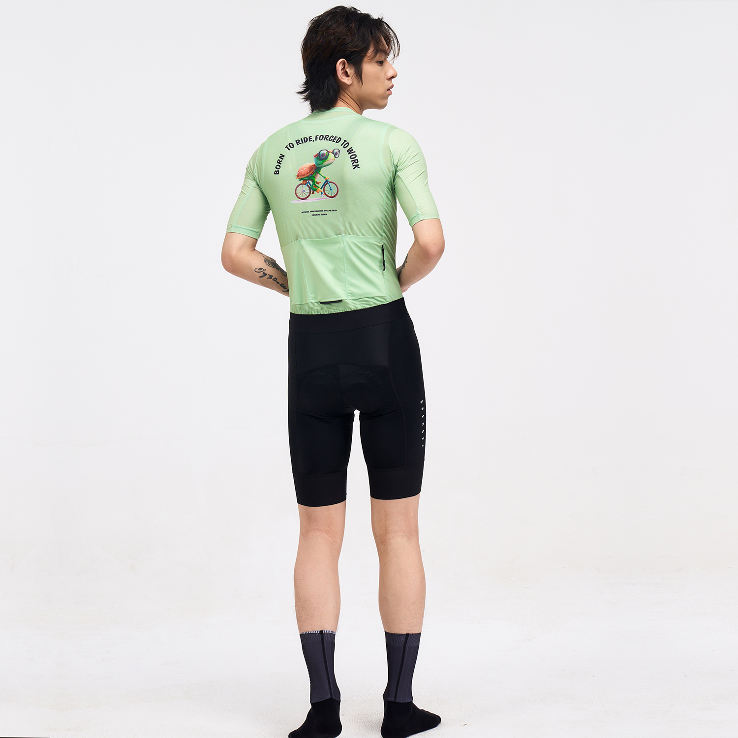 SPEXCEL速湃夏季FUNNY透气防晒快干短袖骑行服公路自行车男女