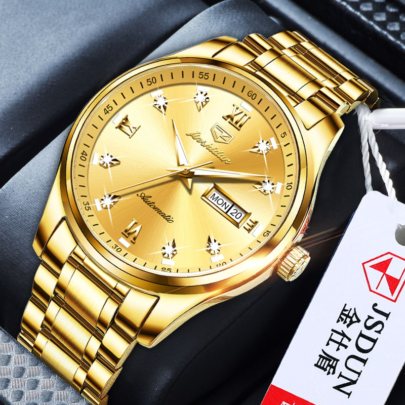 正品名牌手表机械表超薄商务男士