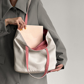 RANU简约软皮托特包2025新款 时尚 休闲大容量子母包妈咪包单肩女包