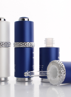 HOPECK护肤化妆品奢华按压式亚克力精华精油水乳原液滴管盖分装瓶