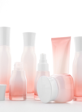 HOPECK渐变分装瓶洗面奶爽肤精油精华液乳液泵/喷雾泵/膏霜玻璃瓶