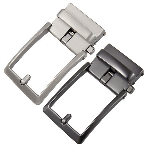 2024新款3.5CM男士商务休闲功能自动扣皮带按扣子锌合金腰带扣头