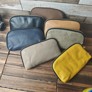 外贸库存清仓尾货女士真皮女包手拿手腕包化妆品收纳包零钱手机包