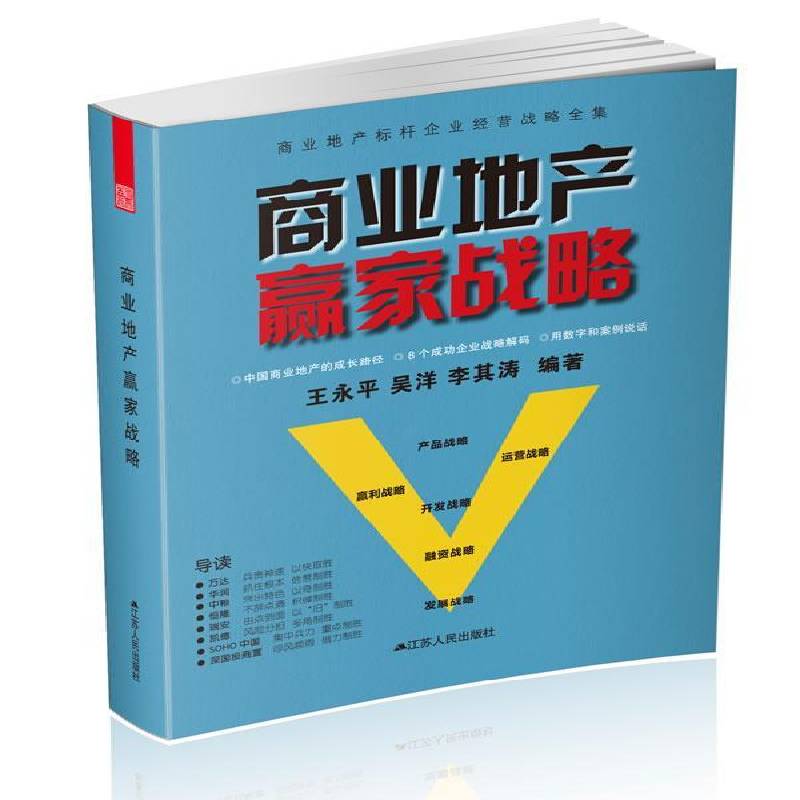 商业地产赢家战略 王永 城市商业房地产经济管理开发商开发商核心团队人员行业顾建筑书籍江苏人民出版社