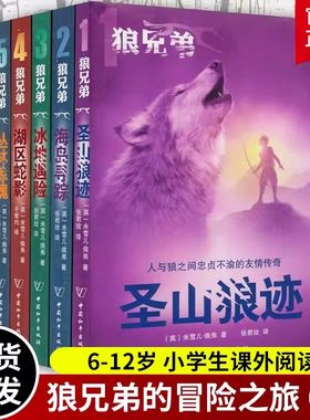 狼兄弟系列套装6册 儿童奇幻冒险小说 圣山狼迹海岛寻踪冰地遇险湖区蛇影魔穴大战 冒险之旅6-8-10-12岁小学生课外阅读书