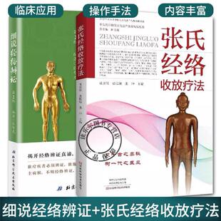 【全2册细说经络辨证+张氏经络收放疗法经络腧穴学 人体经络穴位图解书 经络图解 经络脉学心悟 揭开经络辨证真谛 张智龙著