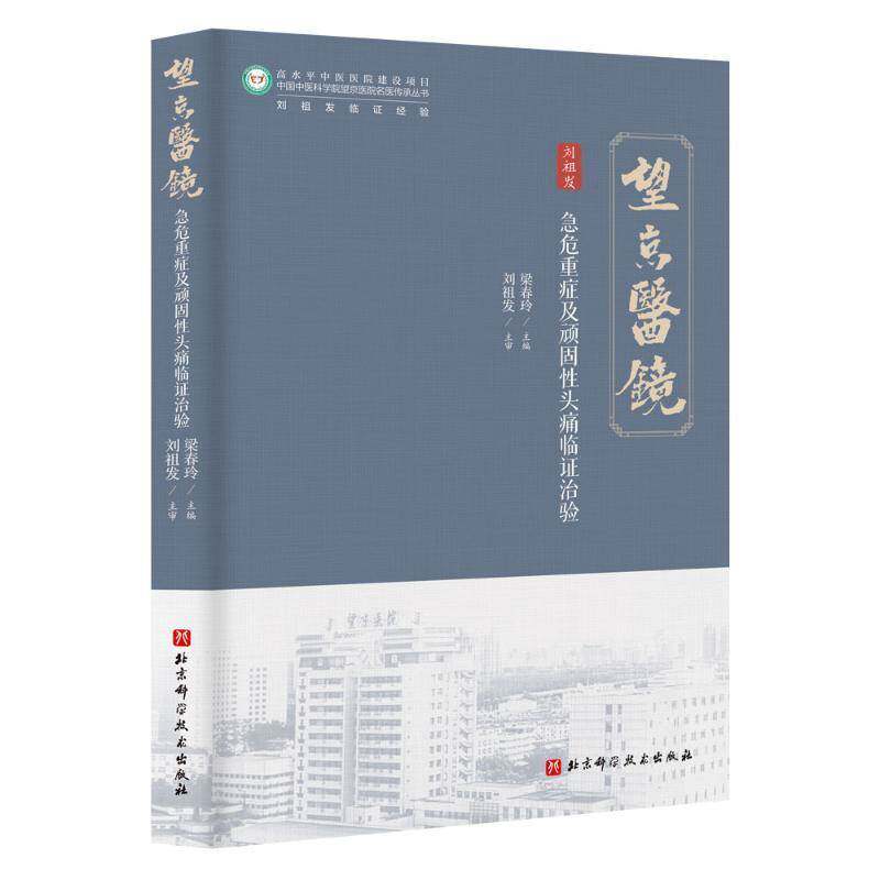 急危重症及顽固性头痛临证治验 梁春玲 望京医镜 中国中医科学院望京医院名医传承丛书 中医书籍