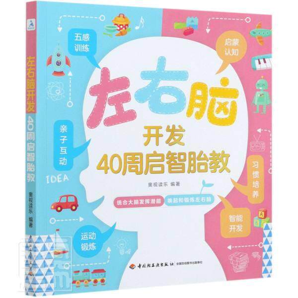 左右脑开发:40周启智胎教 奥视读乐 胎教基本知识普通大众育儿与家教书籍中国轻工业出版社