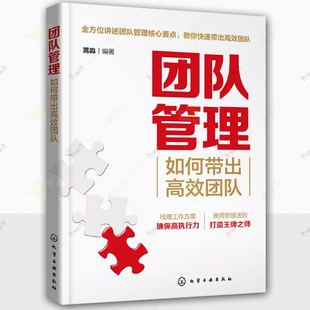 企业团队管理方案方法技巧 正版 蒿淼 如何带出高效团队 轻松带出高效能团队提升团队凝聚力领导力绩效管理考核经管书籍 团队管理