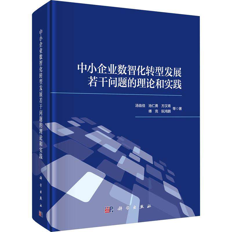 中小企业数智化转型发展若干问题的理论和实践 汤临佳等   管理书籍科学出版社