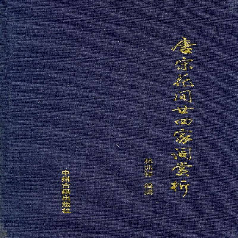 唐宋花间廿四家词赏析 林兆祥撰 花间词派唐宋词文学欣赏中国 古诗词研究书籍中州古籍出版社