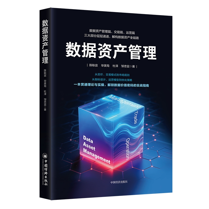数据资产管理 一本贯通理论与实操解锁数据资产价值密码的实战指南 数据资产管理交易运营生命周期管理策略全链路参考书籍
