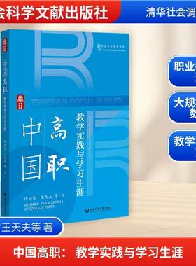 中国高职:教学实践与学习生涯:teaching practice and learning journey许弘智 书籍正版社会科学文献出版社·群学分社