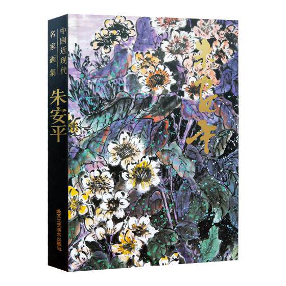 正版包邮 中国近现代名家画集朱安平 写意花鸟画教程教材国画书籍 写意山水画 国画绘画艺术书籍 北京工艺美术出版社