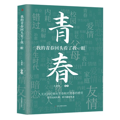 我的青春回头看了我一眼666件可写遗憾的事孔德男新作句子文案治愈成长遗憾青春治愈成长遗憾文案句子记录青春正版书籍