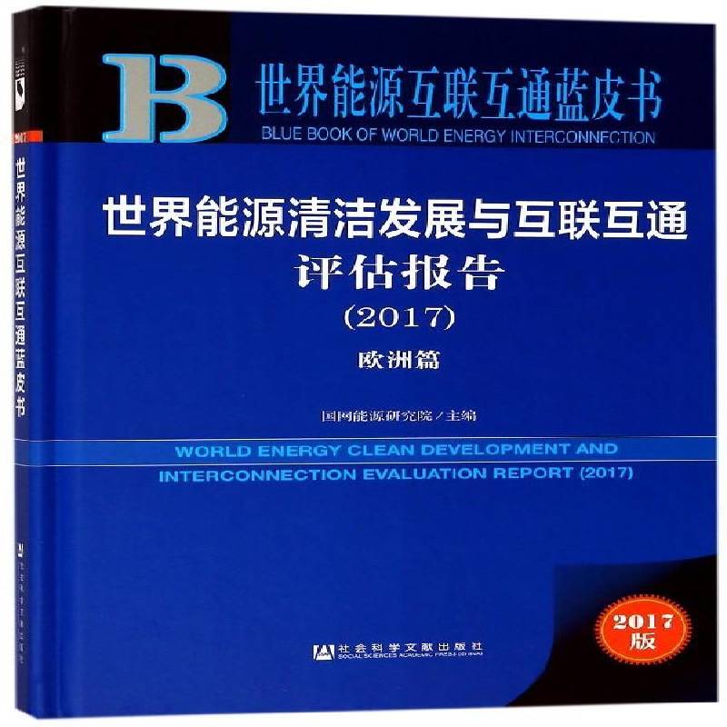 世界能源清洁发展与互联互通评估报 国网能源研究院 互联网络应用能源发展研究报告世各级部门决策人员经济书籍社会科学文献出版社