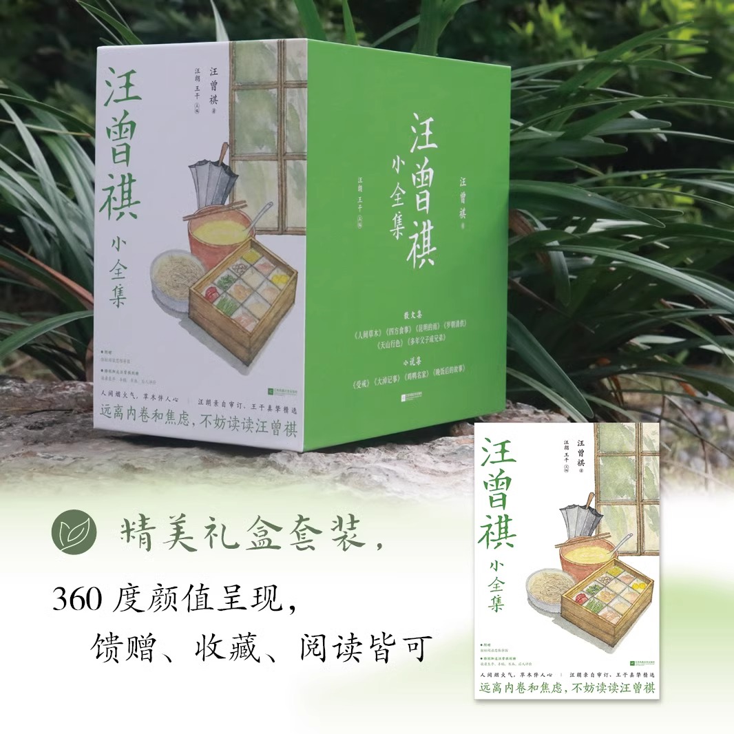 赠思维导图+别册】汪曾祺小全集10册人间草木四方食事受戒大淖记事汪曾祺小说集散文集书画手稿 初中生高中生课外阅读书籍