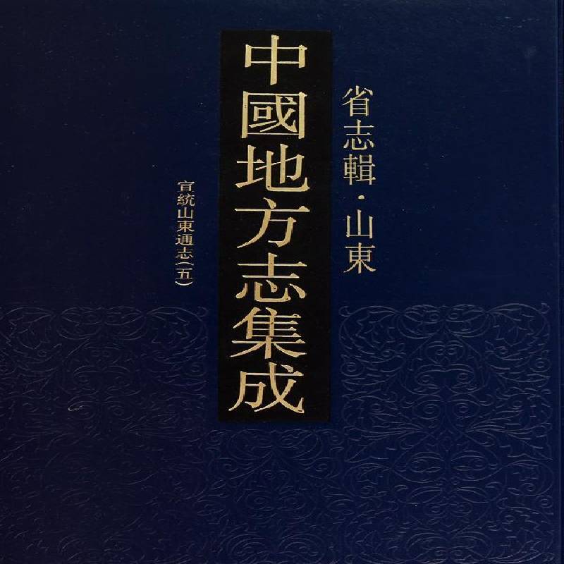 中国地方志集成:省志辑·山东:康熙山东通志 本社 历史书籍凤凰出版社