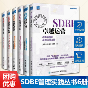 SDBE战略六力 SDBE战略与洞察 SDBE企业活力机制 全6册 胡荣丰 SDBE越运营 SDBE领导力及人才 企业经营书 SDBE组织执行力