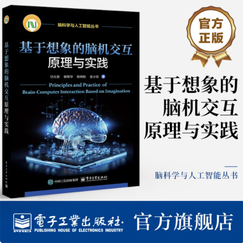 基于想象的脑机交互原理与实践 脑科学与人工智能丛书 脑机交互BCI范式创新设计书籍 运动想象BCI实践应用书