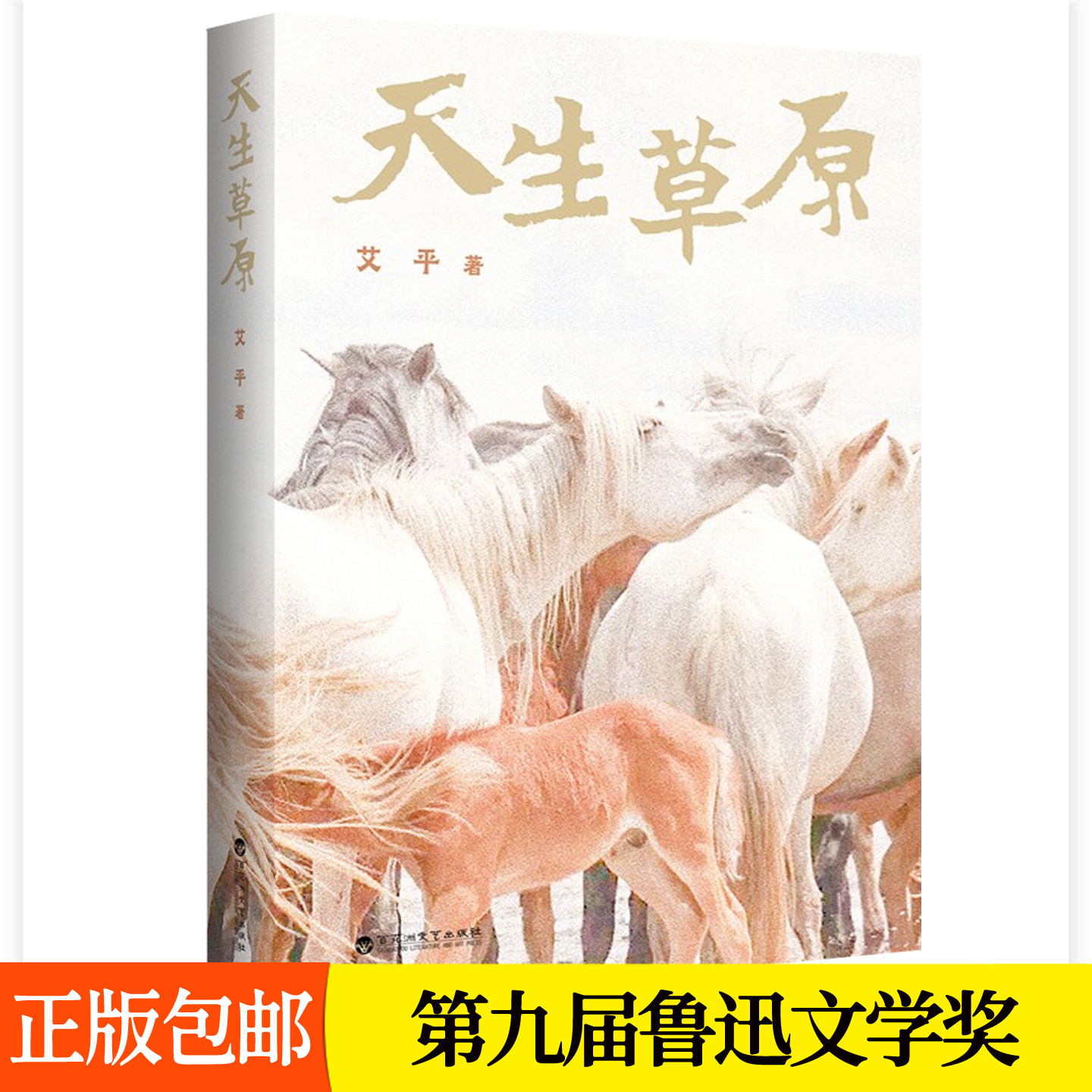 天生草原 艾平 第9届鲁迅文学奖草原历史人文与天人合一自然观的独特作品 感受呼伦贝尔草原上的生命之息文学书籍 - 实物图